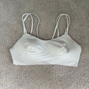 lululemon like a cloud bra- white- size 10